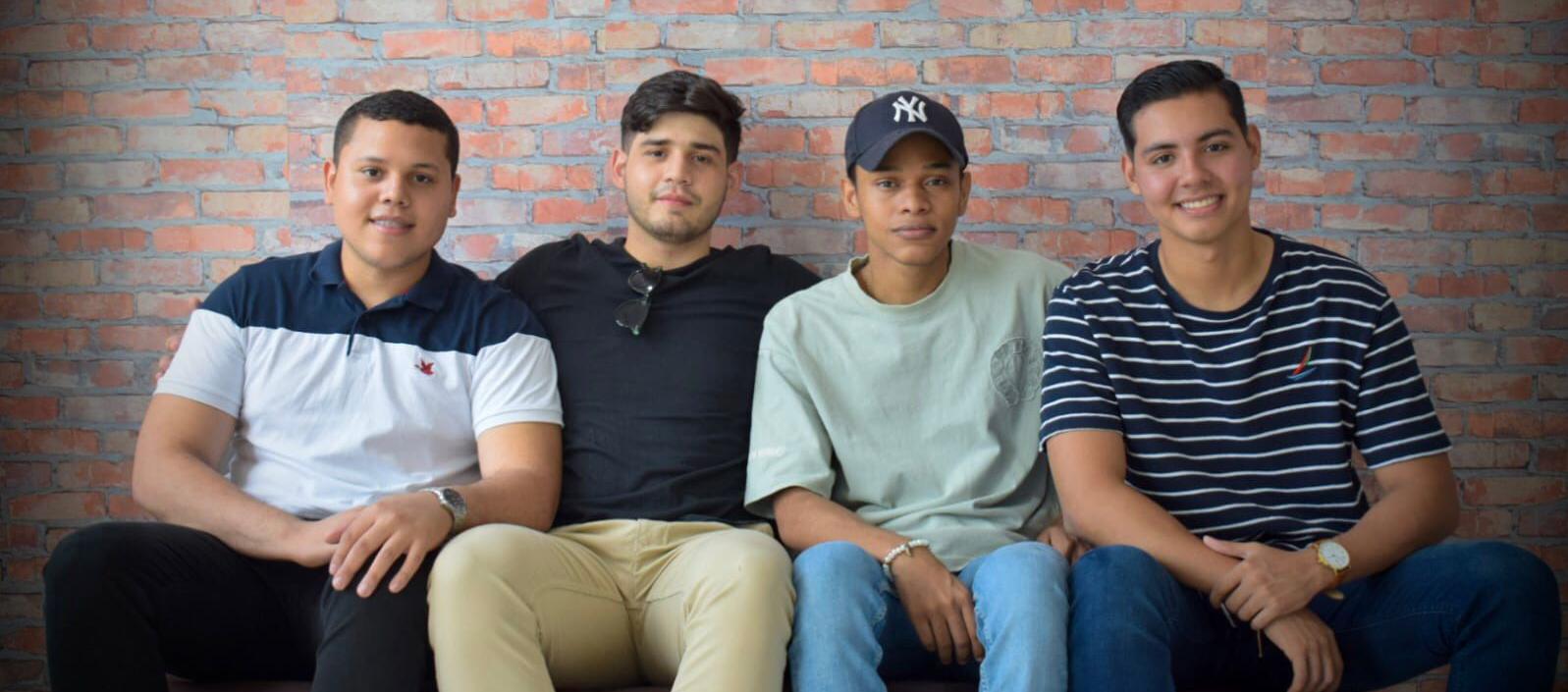  Carlos Manjarrés, Deimer Espinoza, Jesús Ruiz y Joel Yepes, de la Fundación ‘Colibre think tank’ 