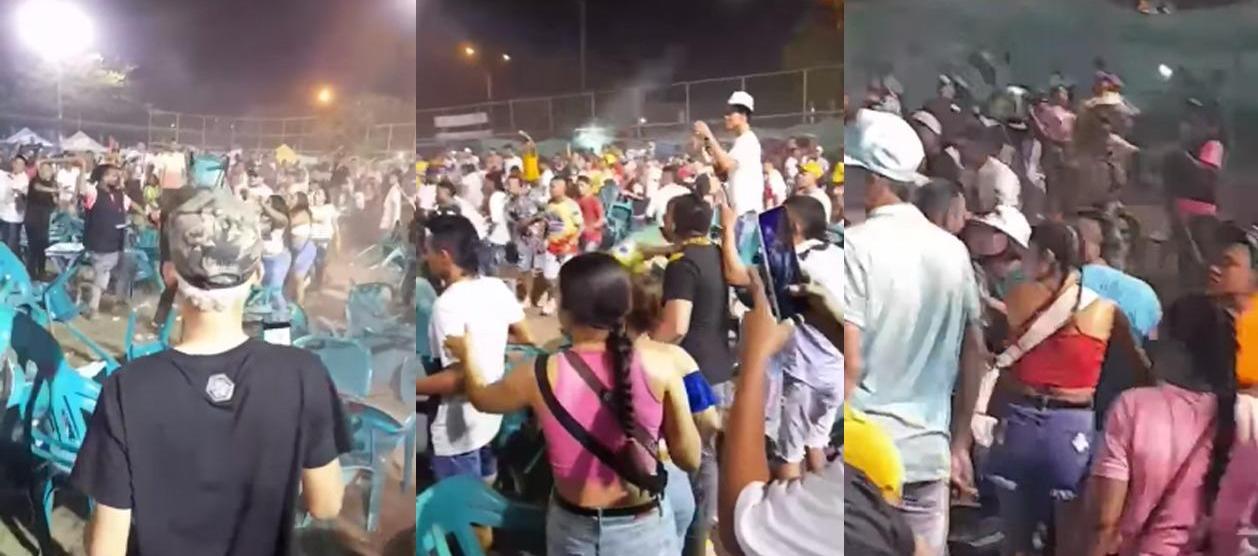 Baile con Picó que terminó en disturbios en Montería.