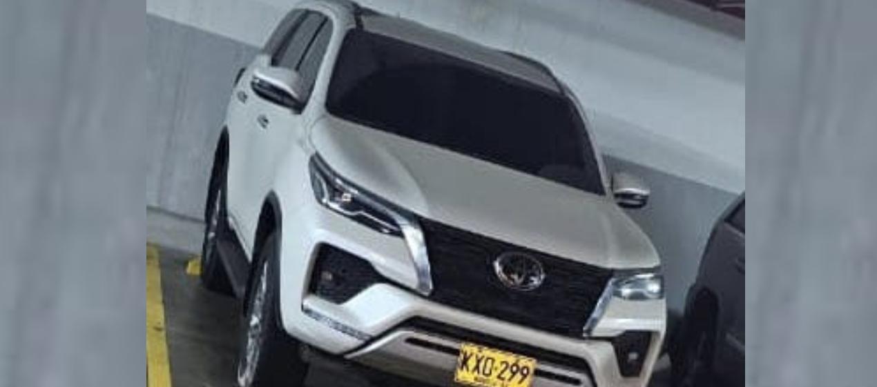 Foto de la camioneta robada. 