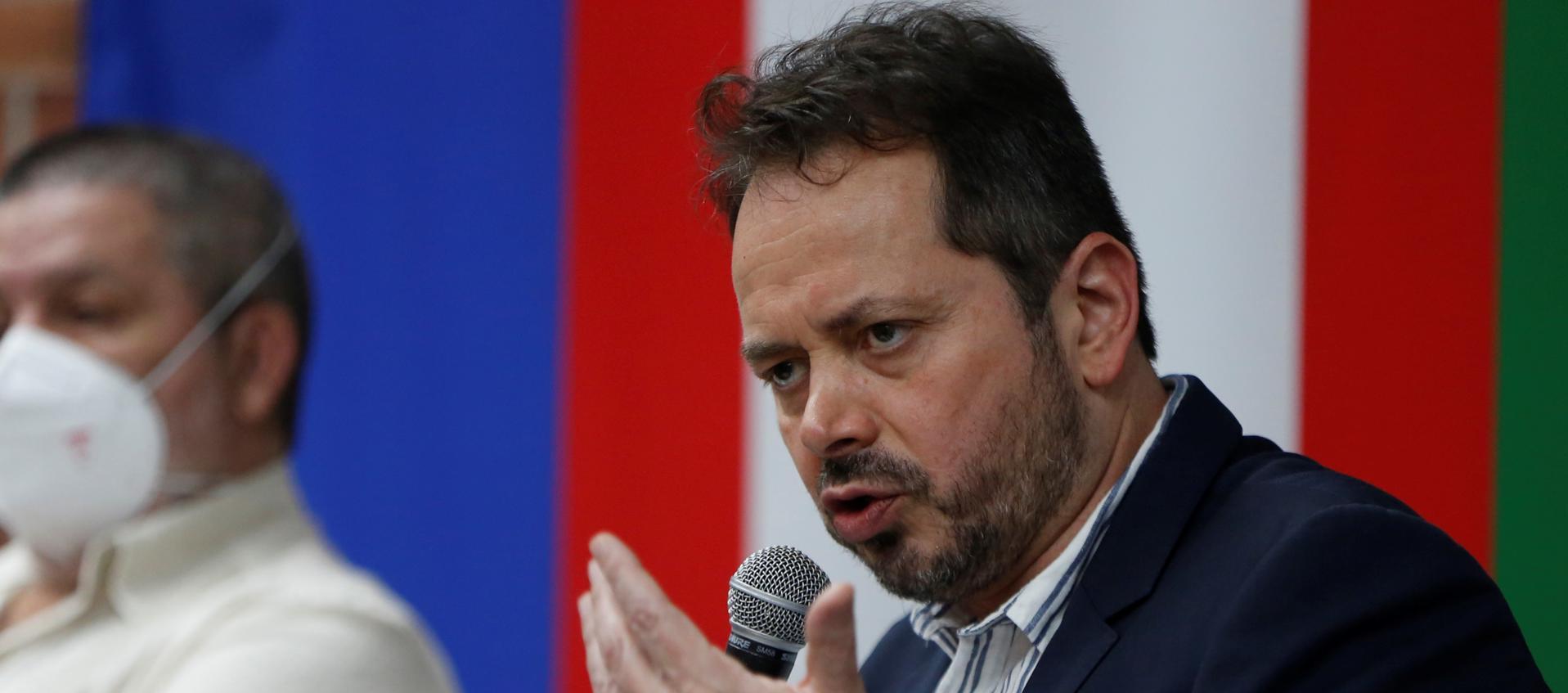 Carlos Ruiz Massieu jefe de la misión de verificación de la ONU en Colombia