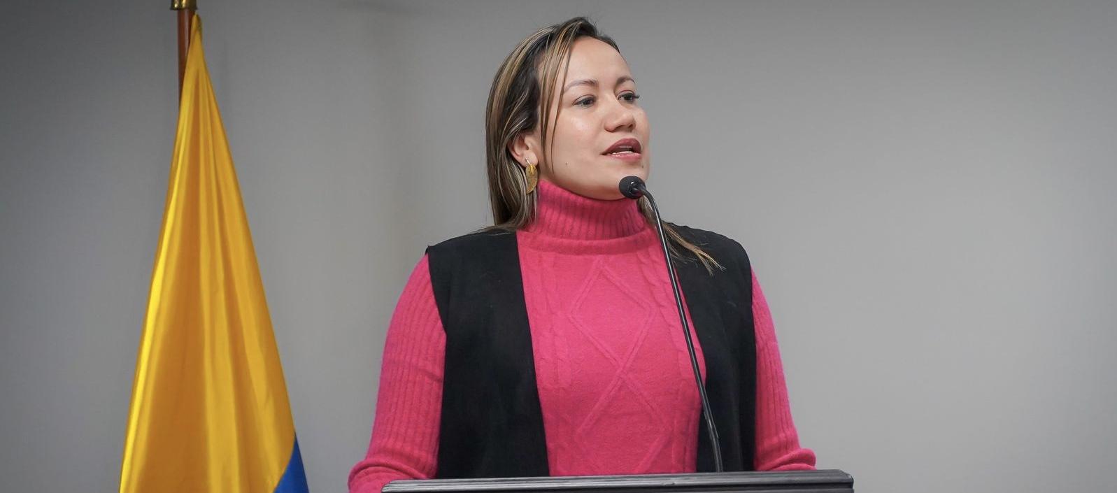 Carolina Corcho, ministra de Salud. 