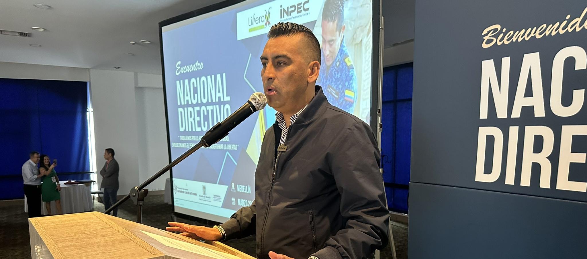 Coronel Daniel Gutiérrez, director del Inpec.