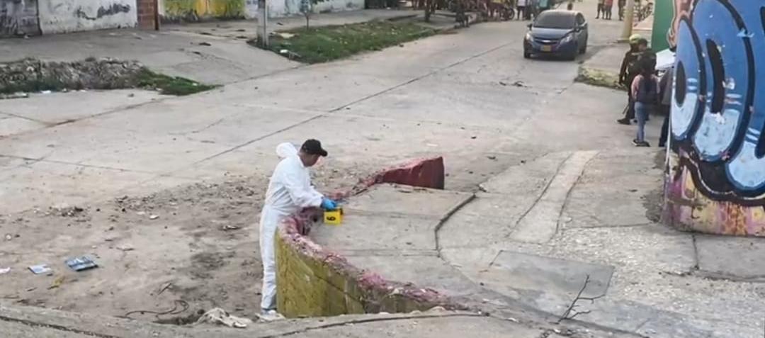 Lugar donde fue hallado el resto del cuerpo.