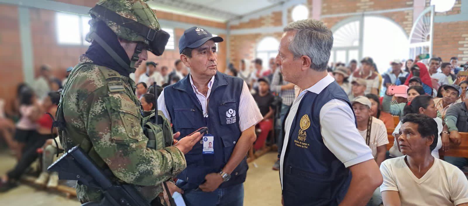 Diálogos para liberación de militares.