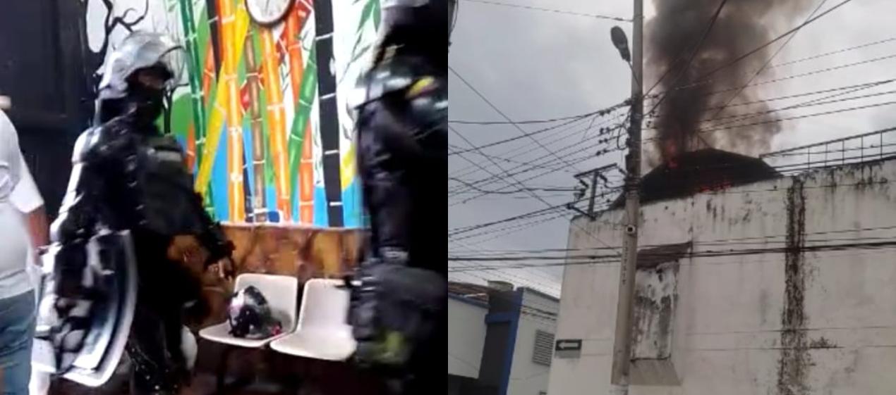 Momentos de tensión en la correccional de menores. 