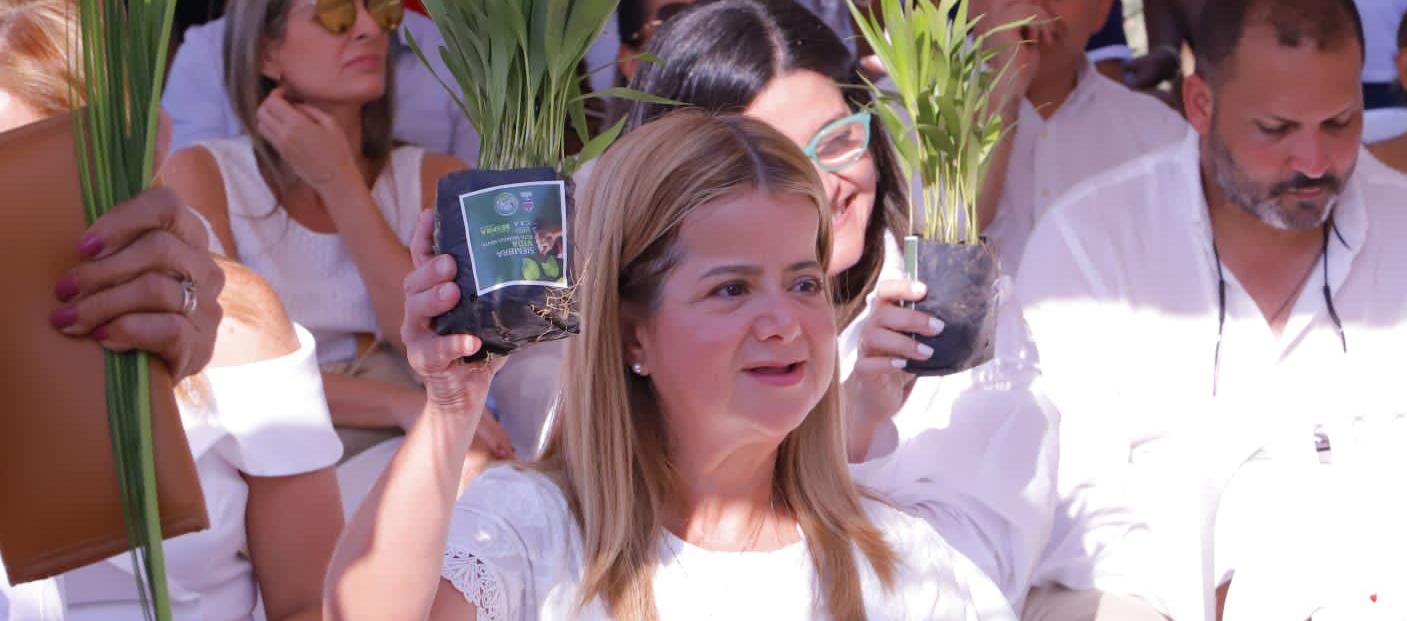 Elsa Noguera el Domingo de Ramos