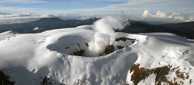 Estado del Nevado del Ruíz, hoy.
