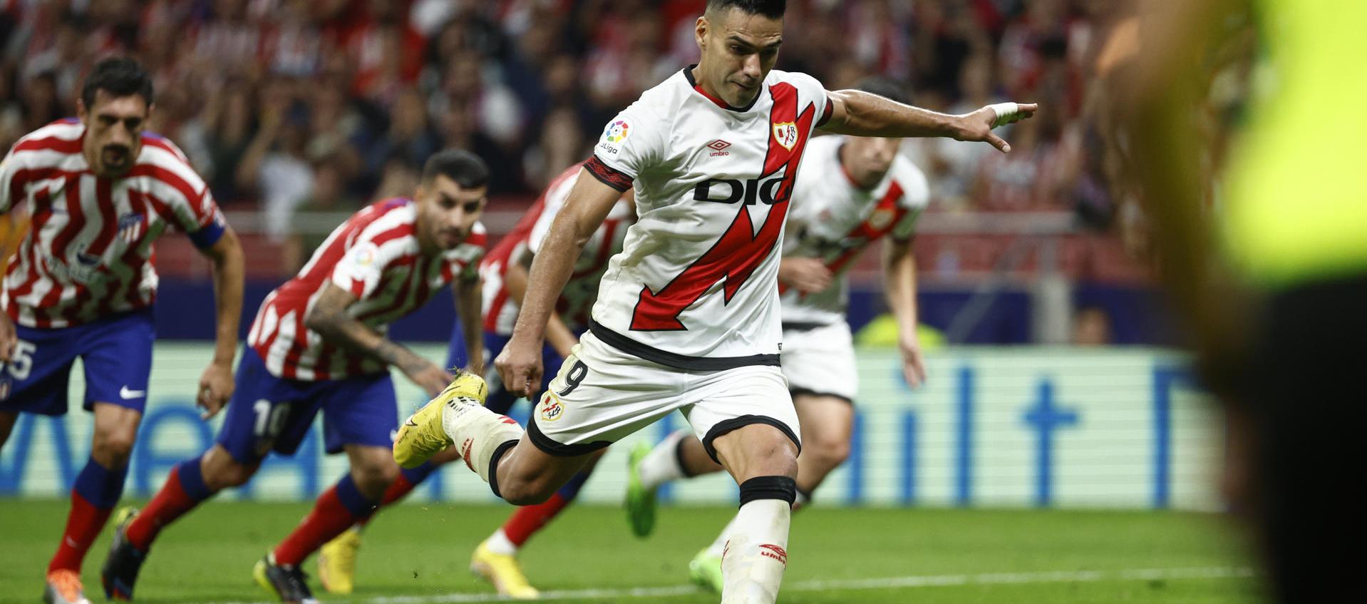 Radamel Falcao, delantero colombiano que milita en el Rayo Vallecano