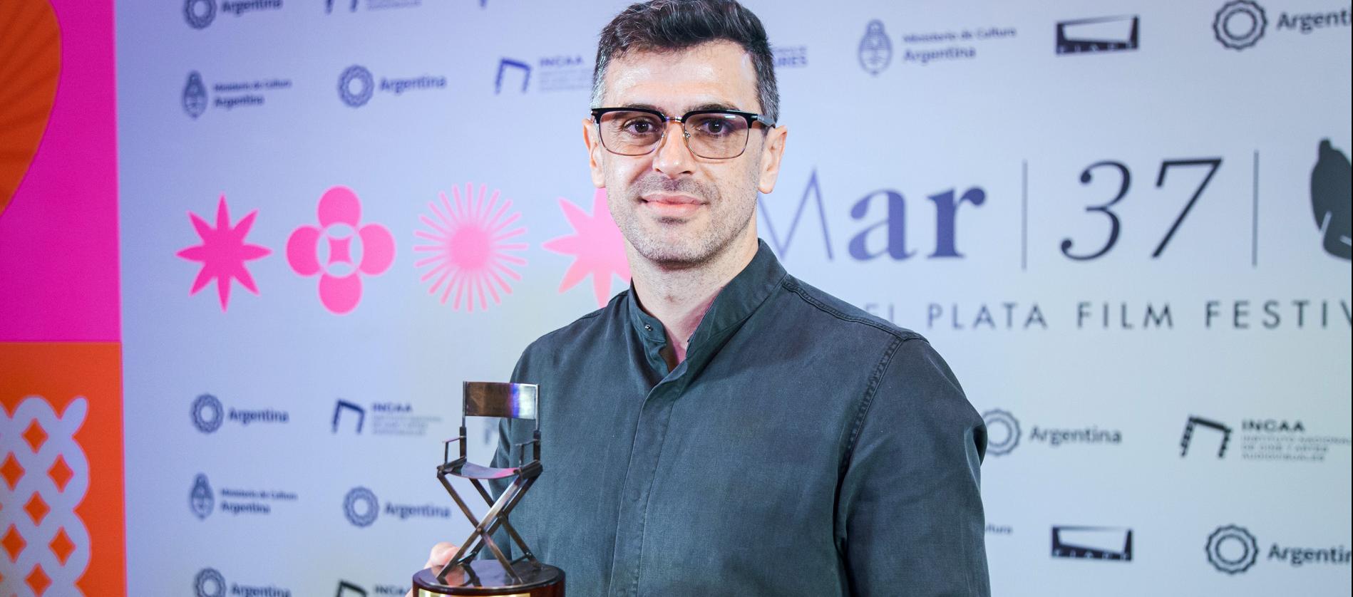 Francisco Joaquín Paparella, director del film "Tres hermanos".
