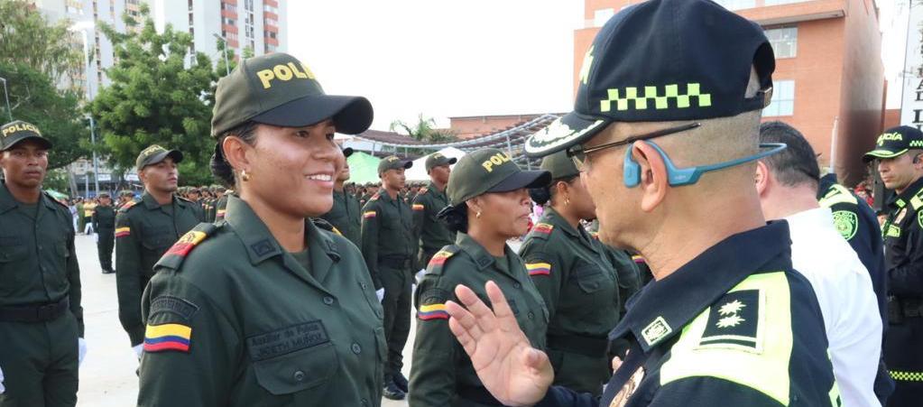 Graduación de 237 nuevos policías en Barranquilla