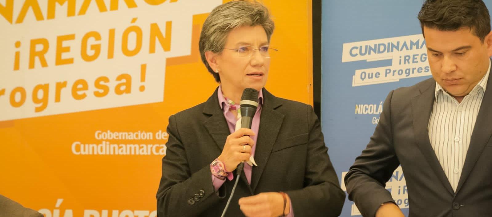 La Alcaldesa de Bogotá, Claudia López.