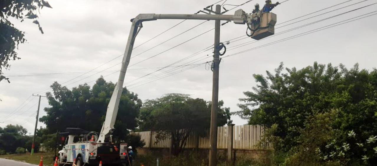 Trabajos programados de mantenimientos de redes eléctricas.