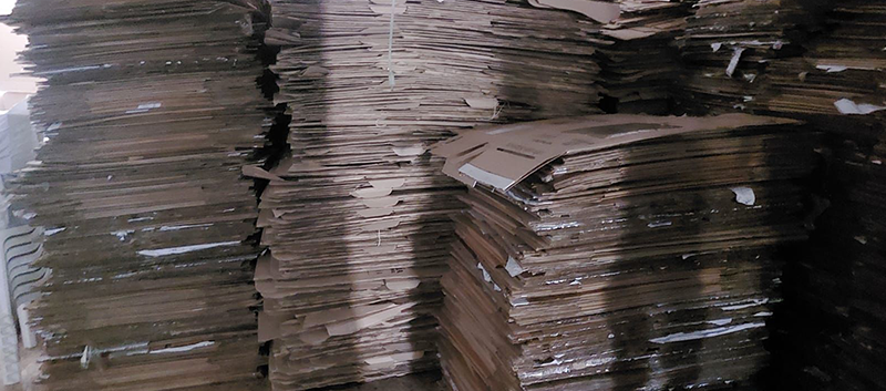 Material electoral reciclado.