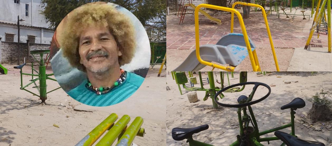 Miguel Ángel Arrieta y los juegos mecánicos que construyó para su comunidad
