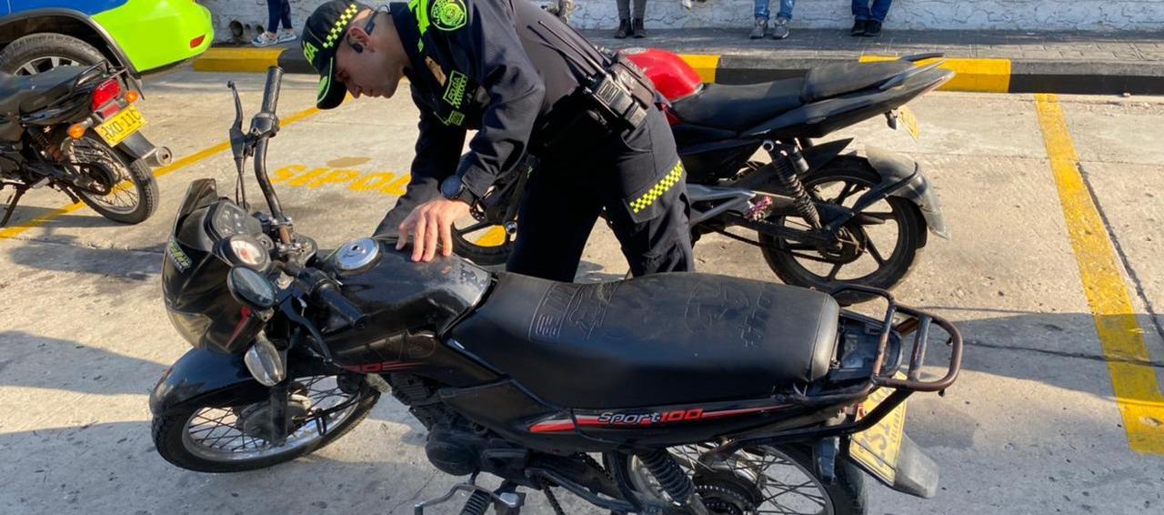 Motocicletas recuperadas en Barranquilla