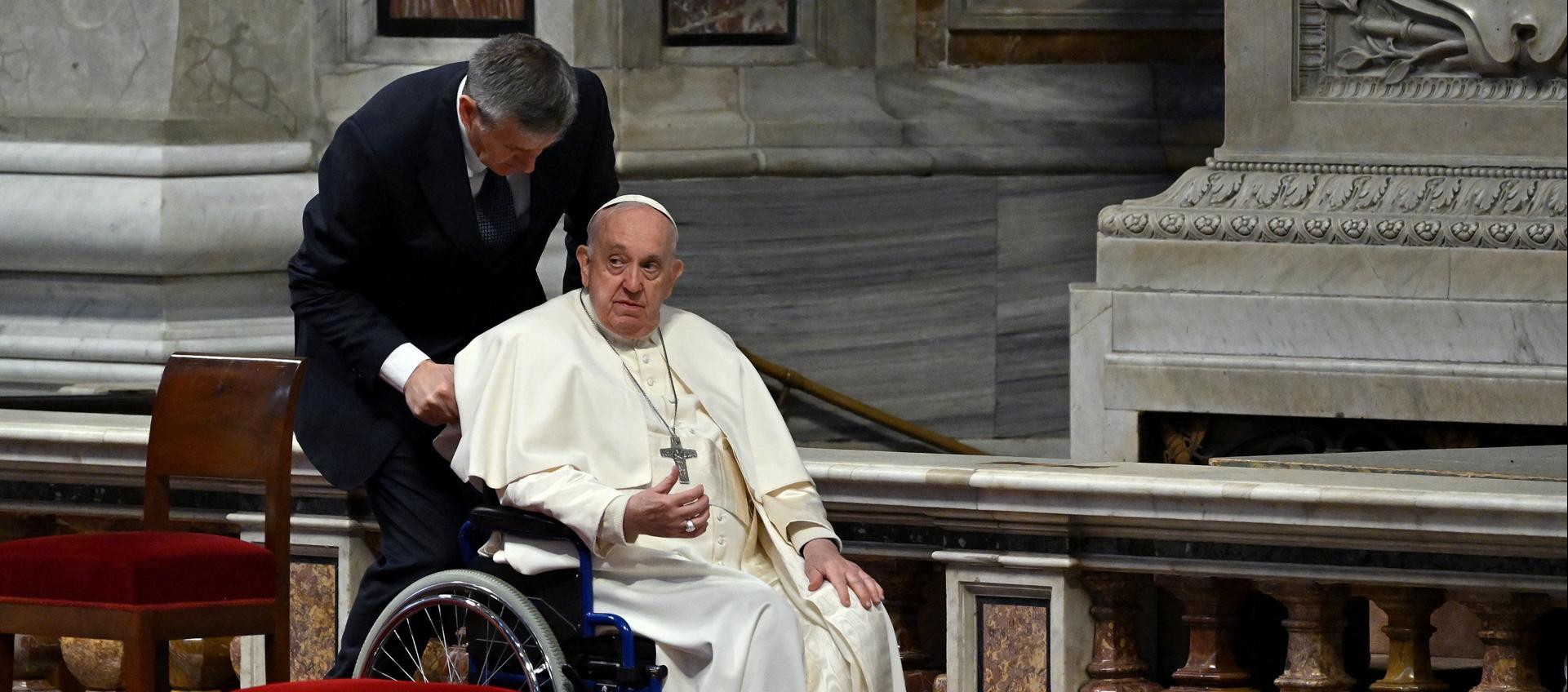 Papa Francisco en su residencia en el Vaticano