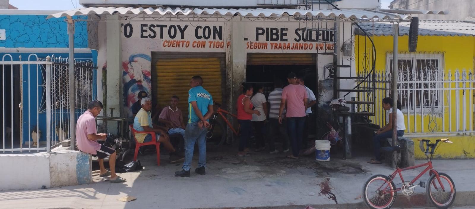 Lugar donde fue asesinado Miguel Arrieta, líder social de Soledad