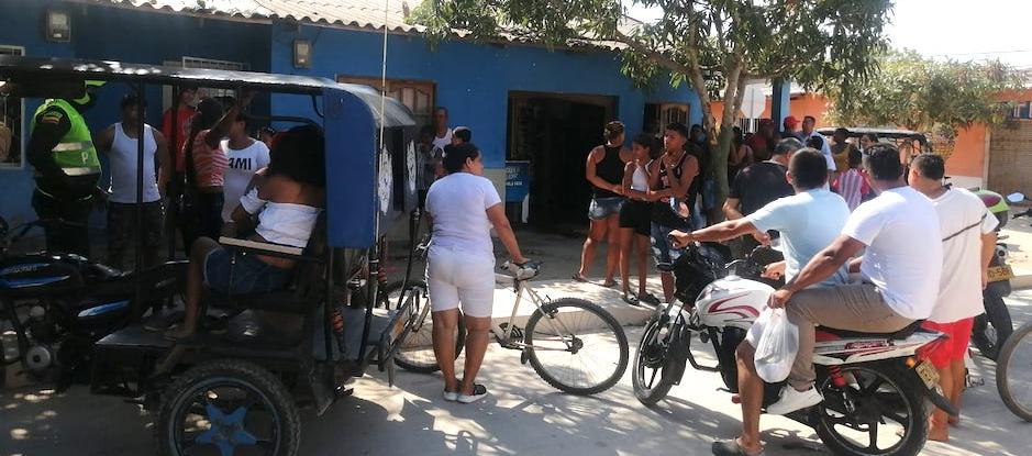 Lugar de los hechos en Sabanagrande.