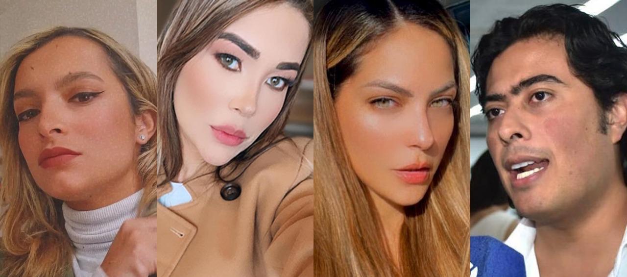 Andrea Petro, Day Vásquez, Laura Ojeda y Nicolás Petro, 'elenco estelar' del 'culebrón'.