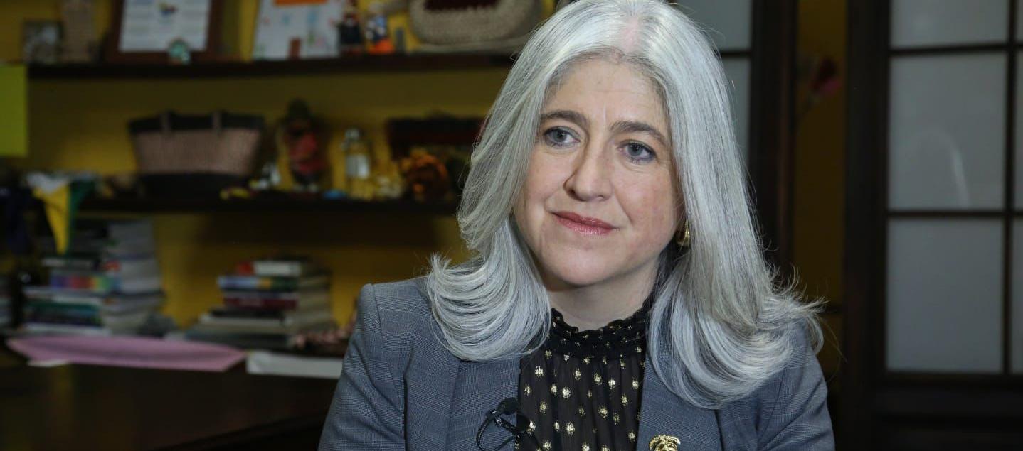 La Ministra de Vivienda, Catalina Velasco.