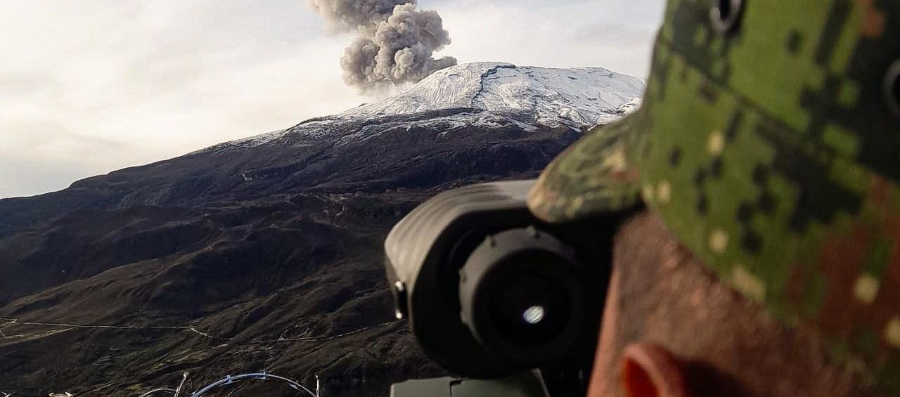 Son falsas las afirmaciones sobre "grieta" en el volcán Nevado del Ruiz