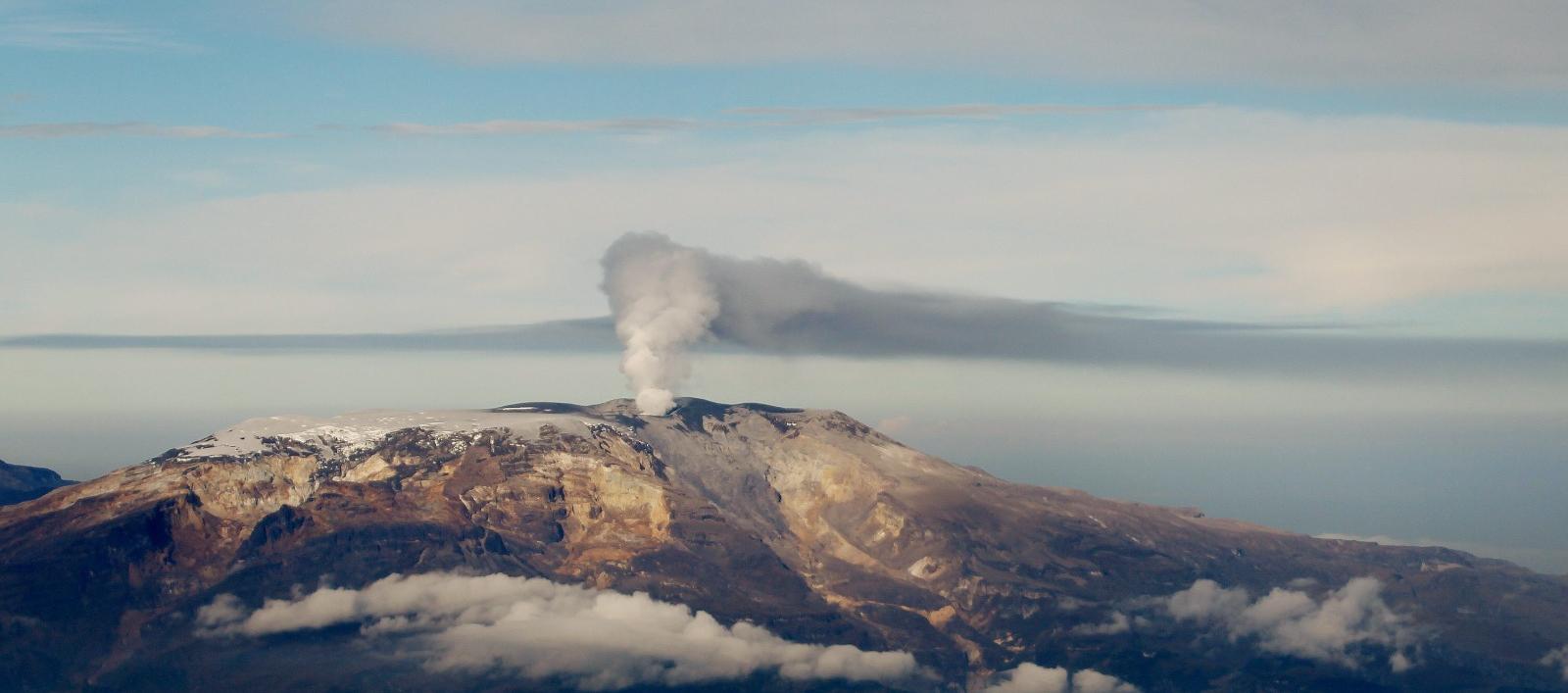 Volcán Nevado del Ruíz. 