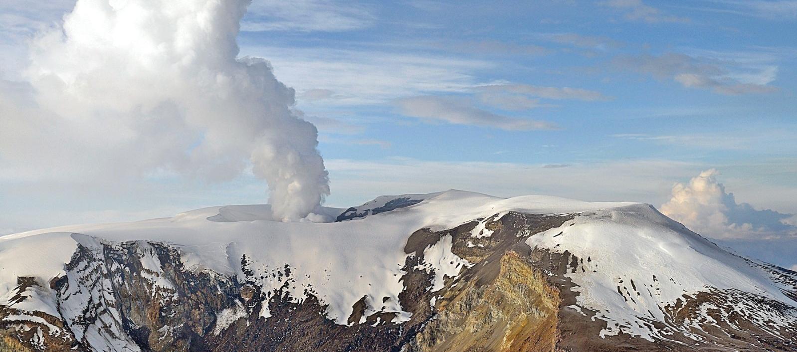 Volcán Nevado del Ruiz. 