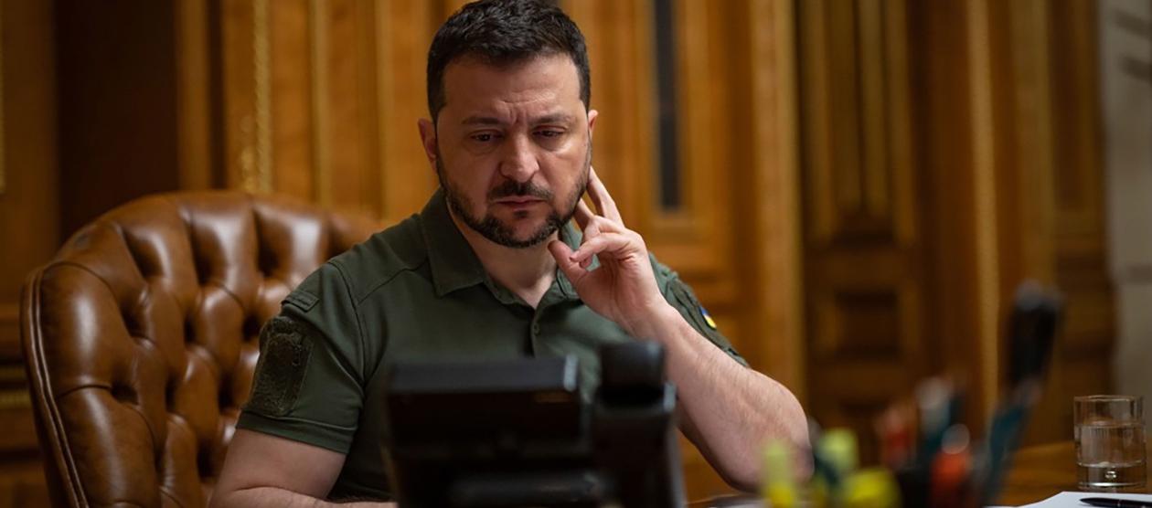 El presidente de Ucrania, Volodímir Zelenski.