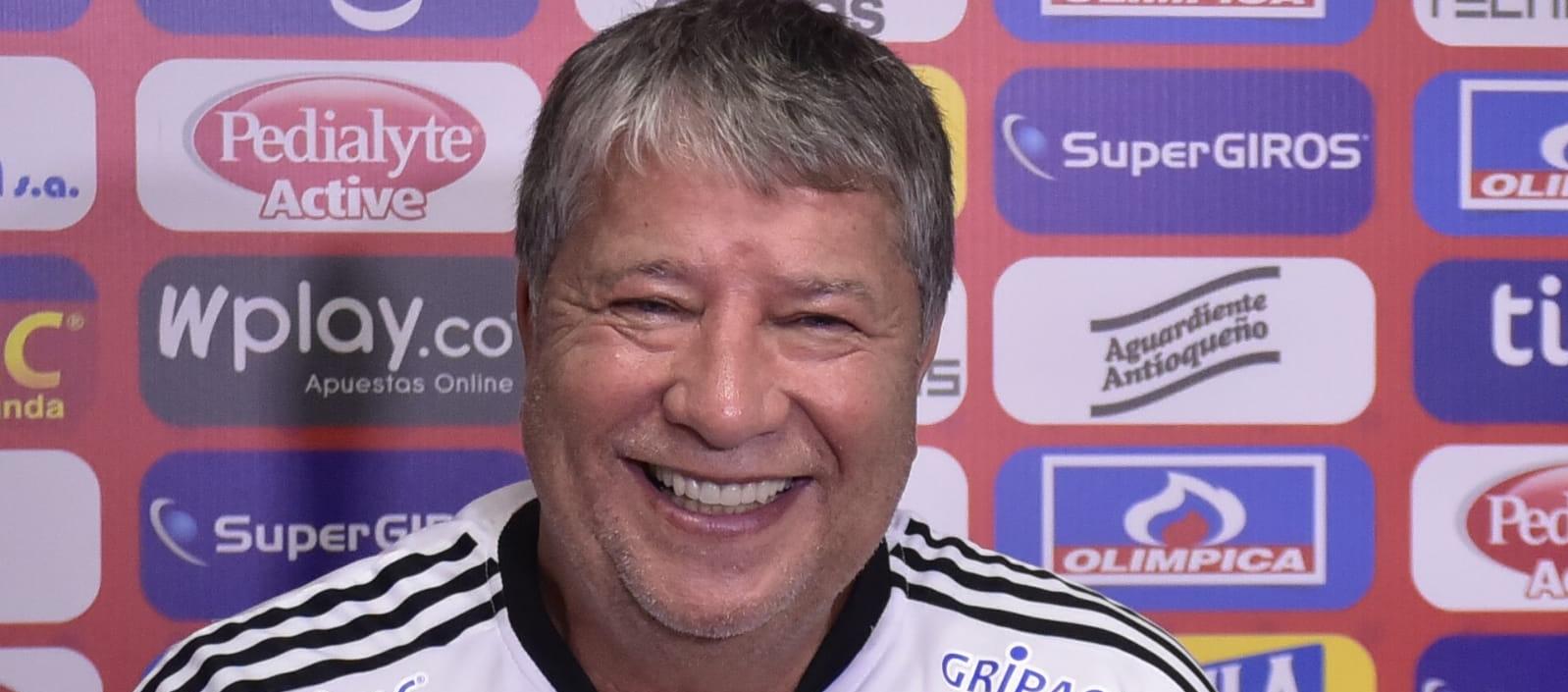 Hernán Darío Gómez, director técnico del Junior. 