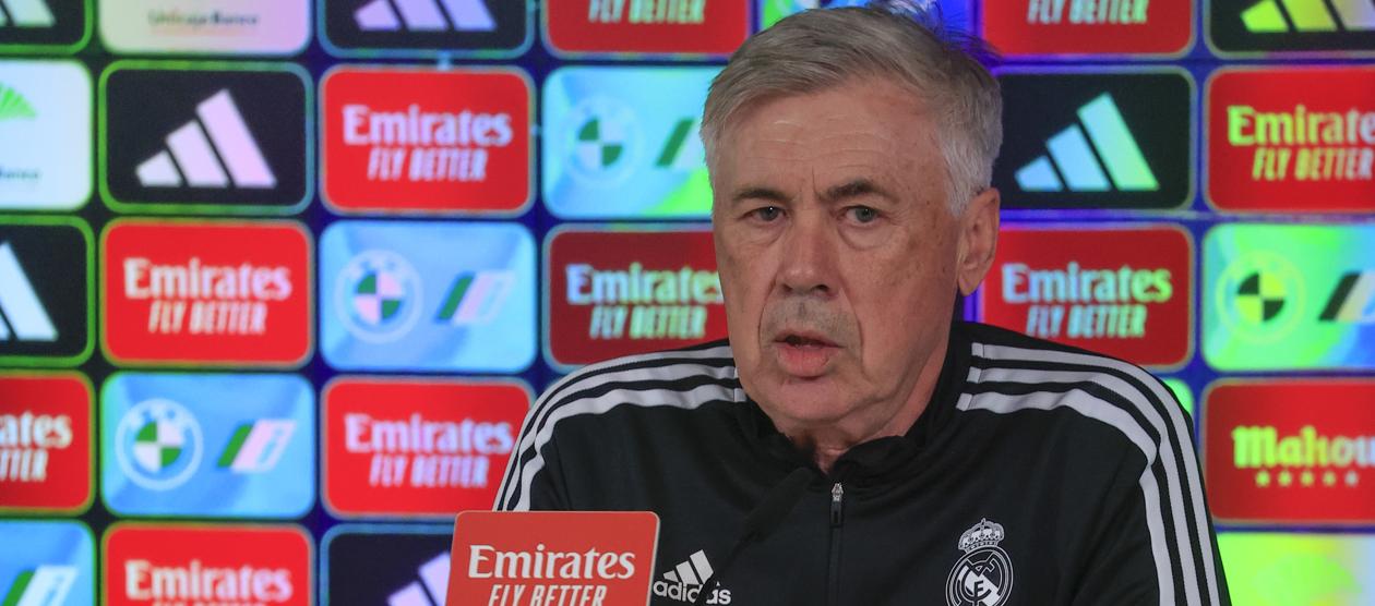 Carlo Ancelotti, técnico del Real Madrid. 