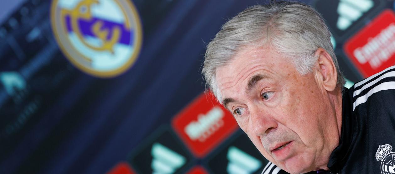 Carlo Ancelotti, entrenador italiano del Real Madrid.