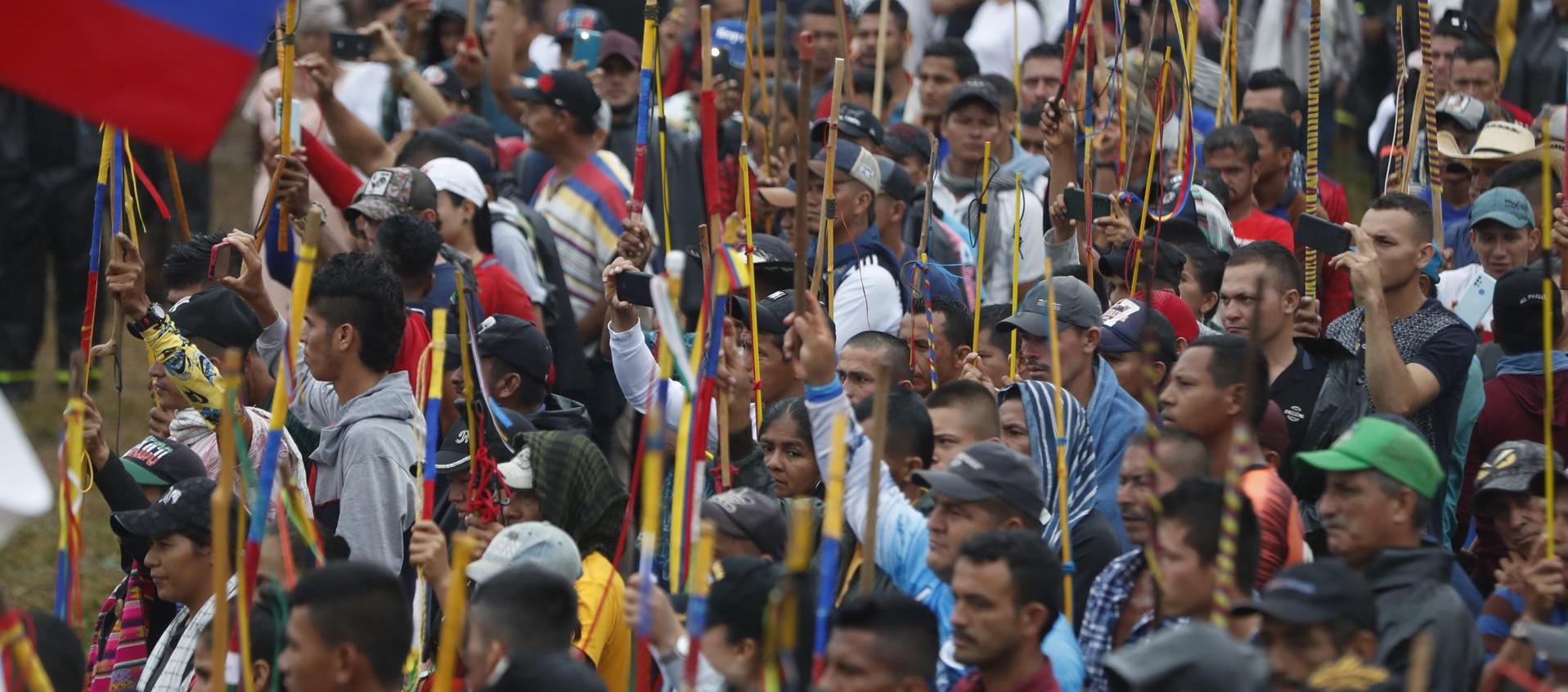 Miembros de la guardia campesina se reunieron con disidencias de las antiguas FARC en 'Casa Roja', en San Vicente del Caguán