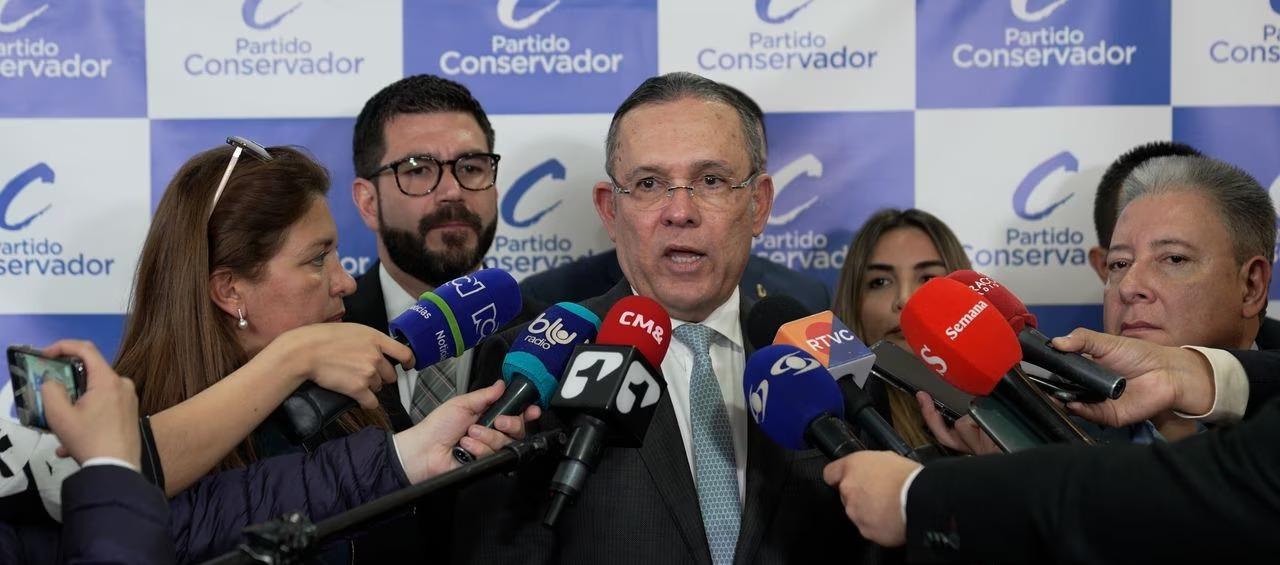 Efraín Cepeda, director del Partido Conservador.