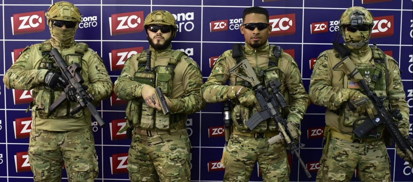 Integrantes de Comando Élite Barranquilla. 