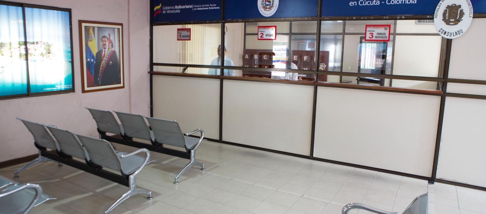 Consulado de Venezuela en Cúcuta reabierto este viernes