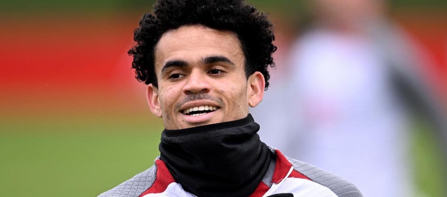 Luis Díaz no juega desde octubre con el Liverpool.