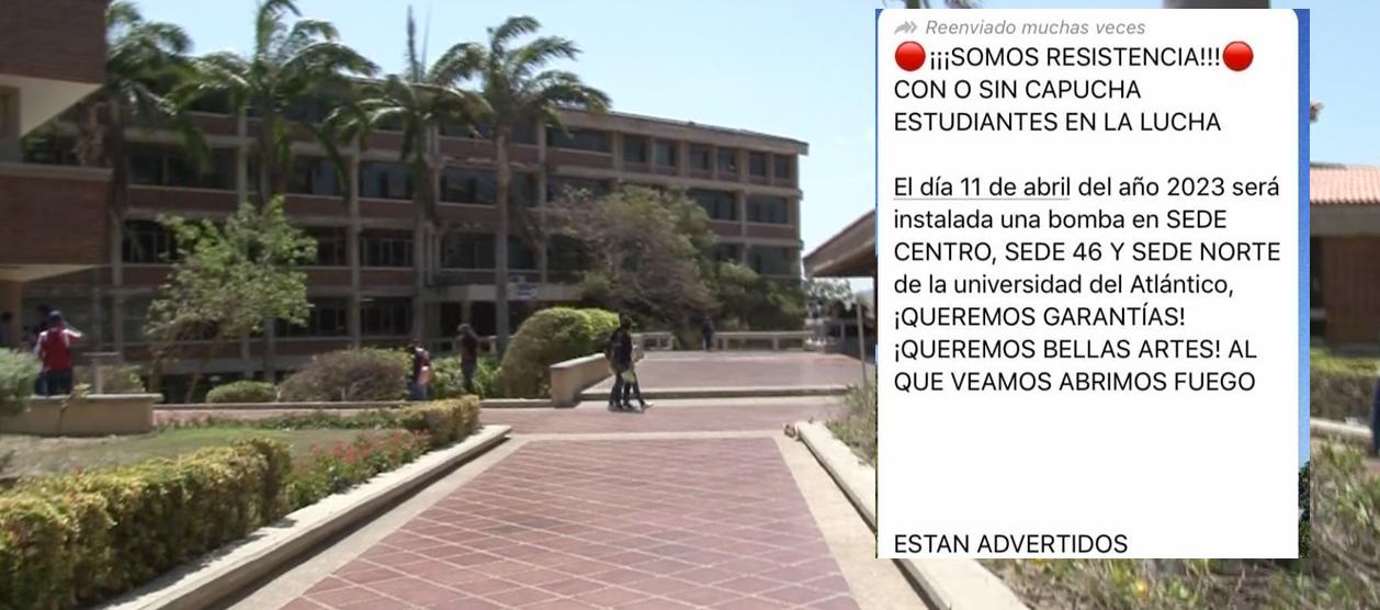 Universidad del Atlántico y amenazas