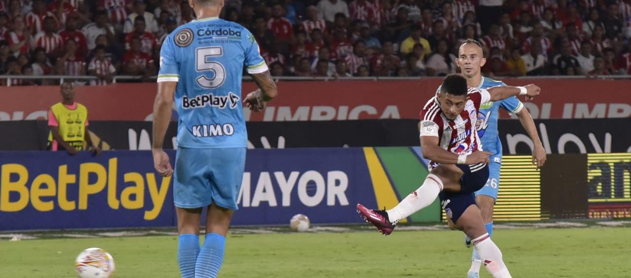  Edwin Herrera, autor del gol que le dio el triunfo a Junior