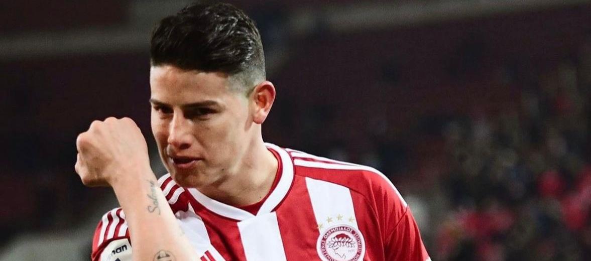 James Rodríguez se desvinculó del Olympiacos el pasado 13 de abril. 