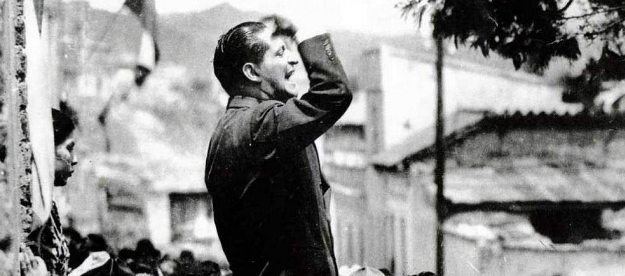 Caudillo liberal Jorge Eliécer Gaitán.