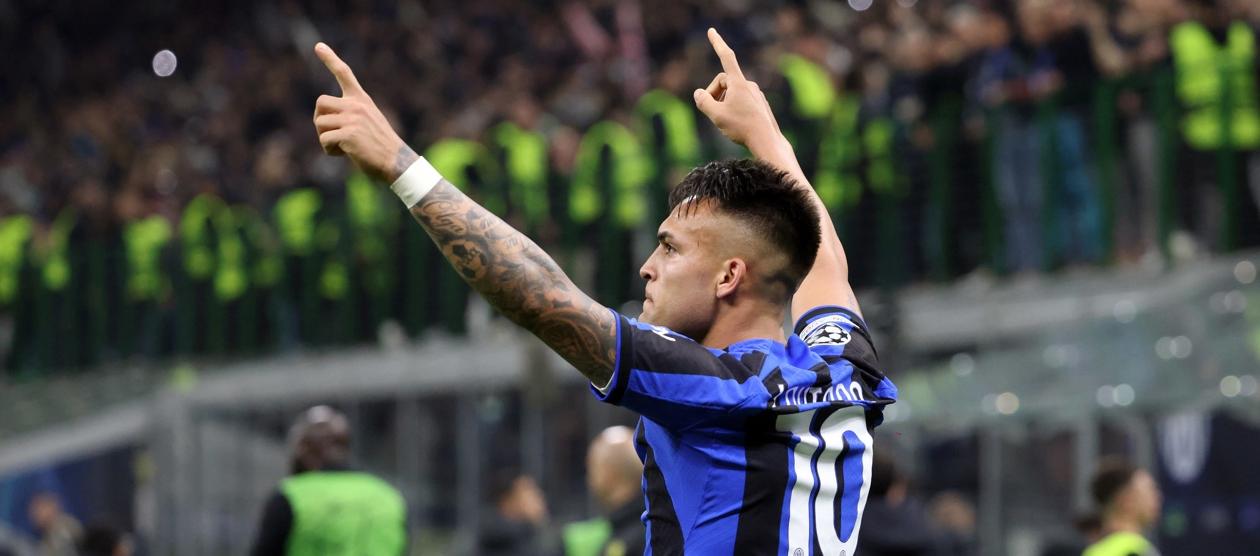 El argentino Lautaro Martínez marcó el segundo gol del Inter de Milán.