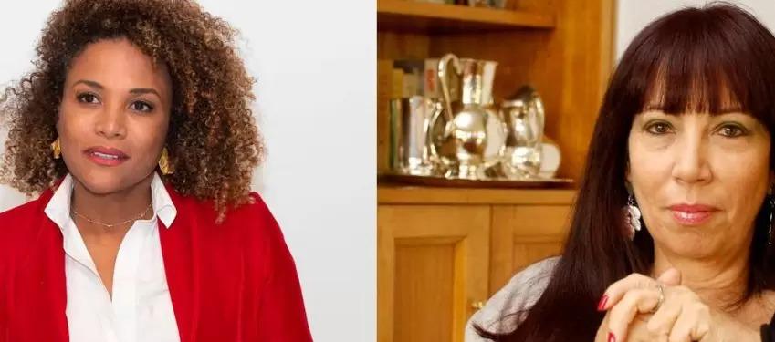 Mabel Lara y María Jimena Duzán.