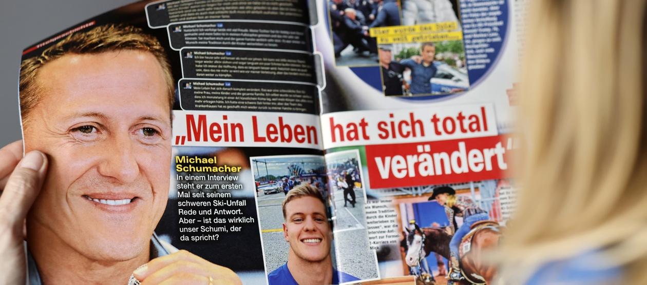 Las respuestas de Schumacher en la entrevista fueron generadas por un sistema de inteligencia artificial.