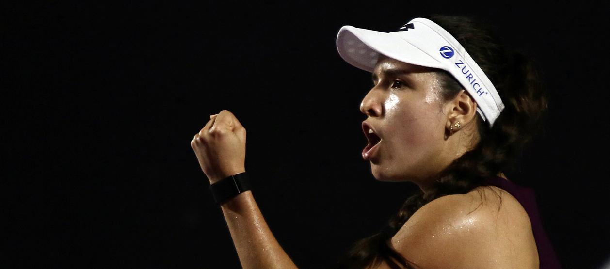 María Camila Osorio es la única sudamericana que queda en competencia.