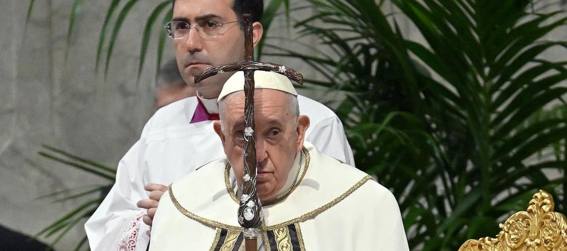 El papa Francisco en la misa Crismal de este Jueves Santo
