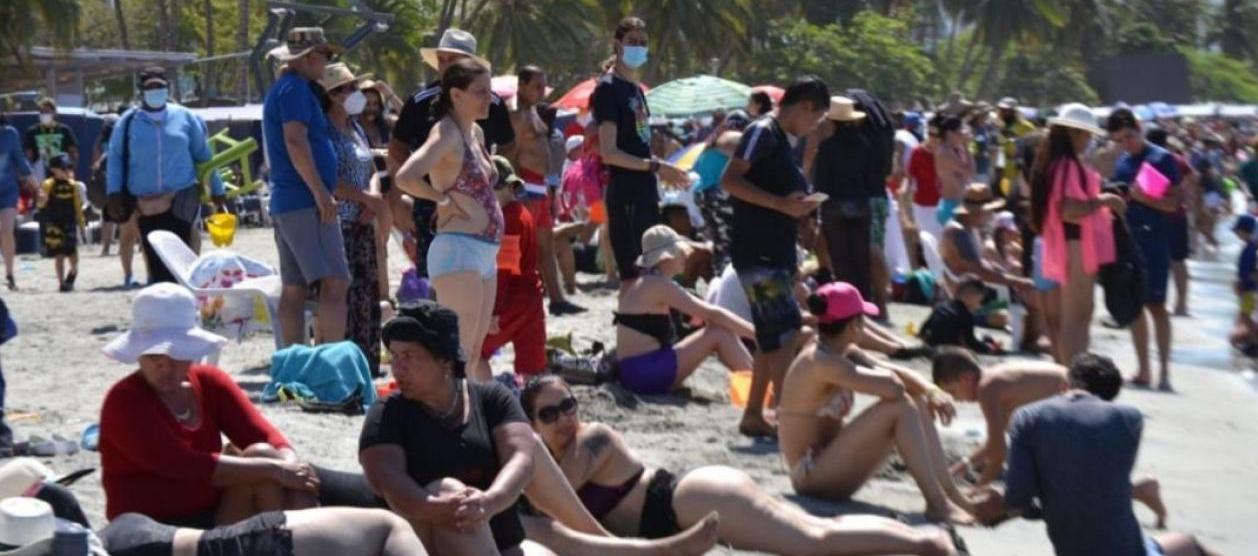 Afluencia de turistas en Santa Marta
