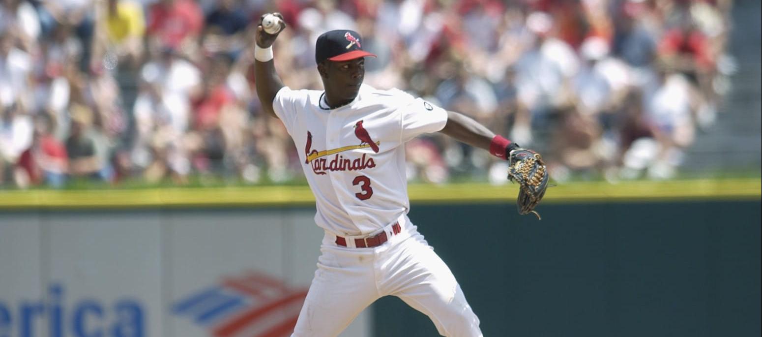 Édgar Rentería jugó con los Cardenales entre 1999 y 2004. 