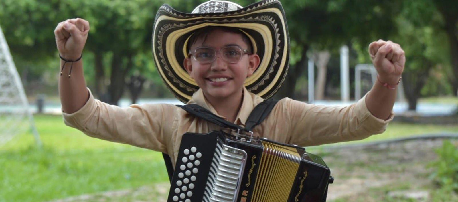 Armando Luis Espitia, de Chinú, nuevo Rey Vallenato Infantil 2023
