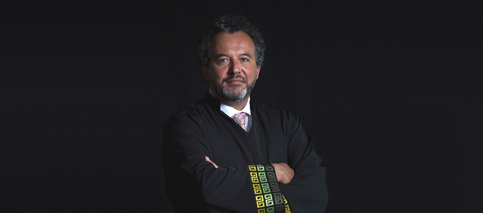 Magistrado Roberto Carlos Vidal, presidente de la JEP.