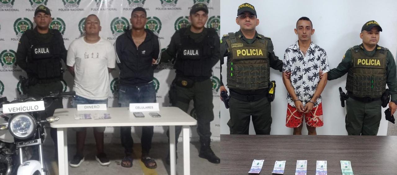 Amilo Andrés Hernández Pérez, Carlos Farid Ortega Hernández y  Nilsen Yesid Zambrano Leal.